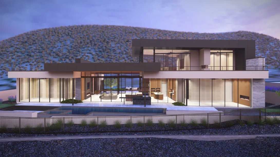 Exterior of The New American Home 2025 project in Henderson, Nevada