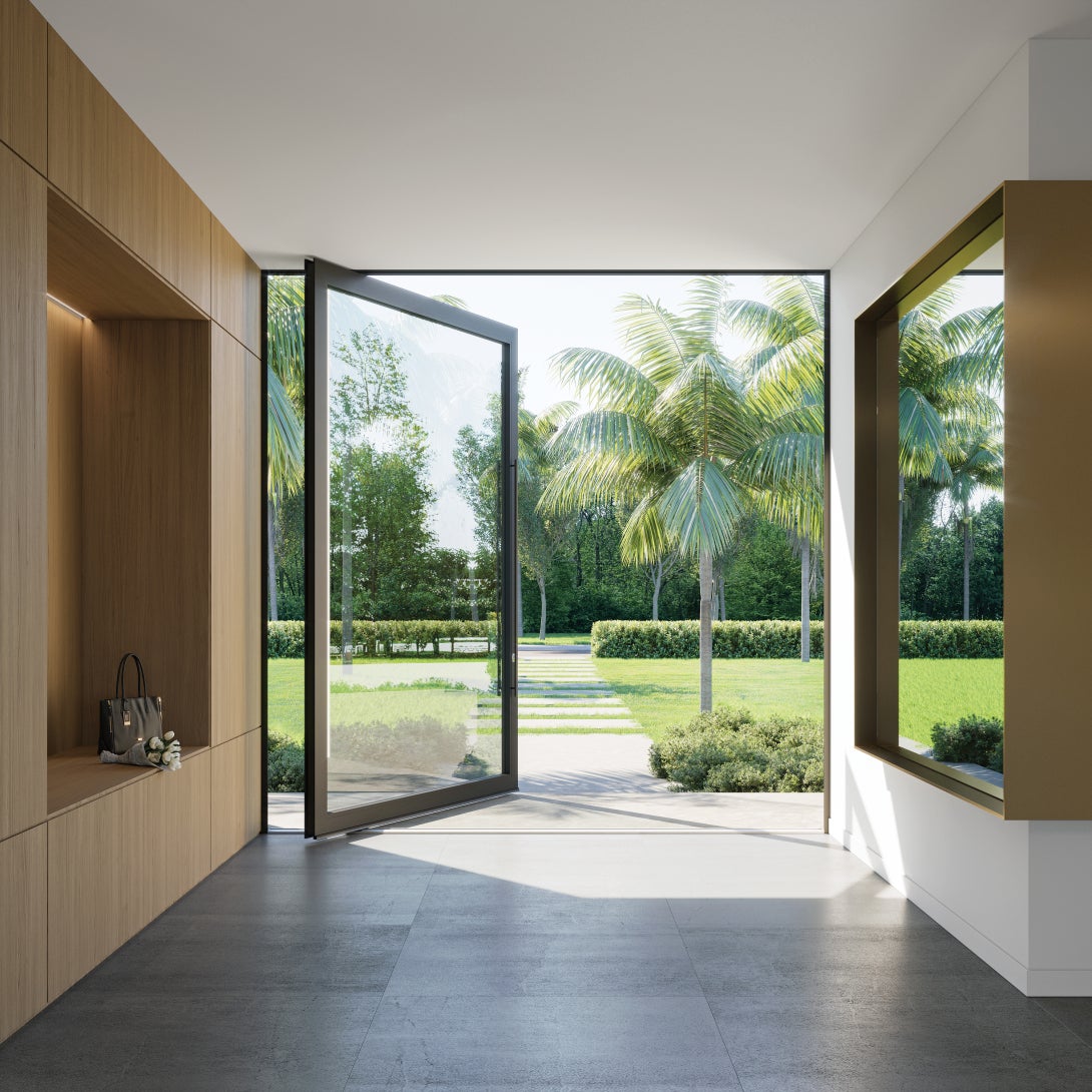 The WINDOOR Pivot Door is now available in heights up to 12 feet.