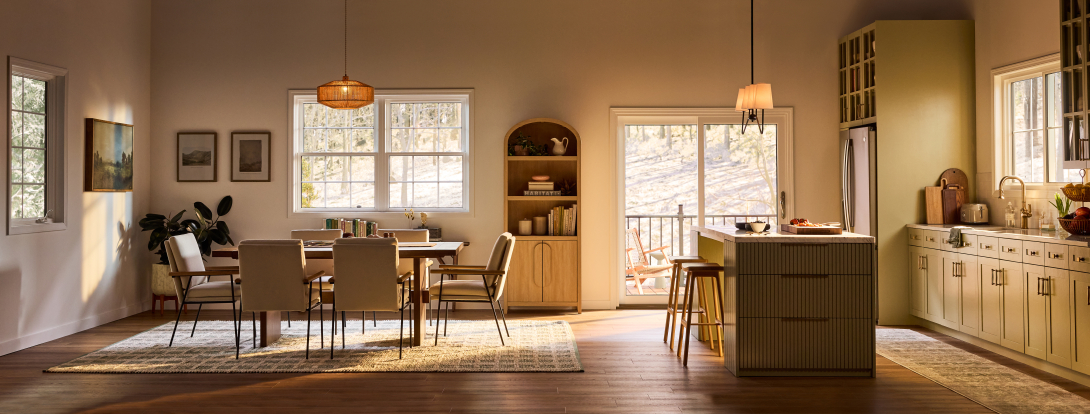 Sunrise Collection windows and doors elevate the replacement experience, providing 27% more glass than the standard vinyl window or door.