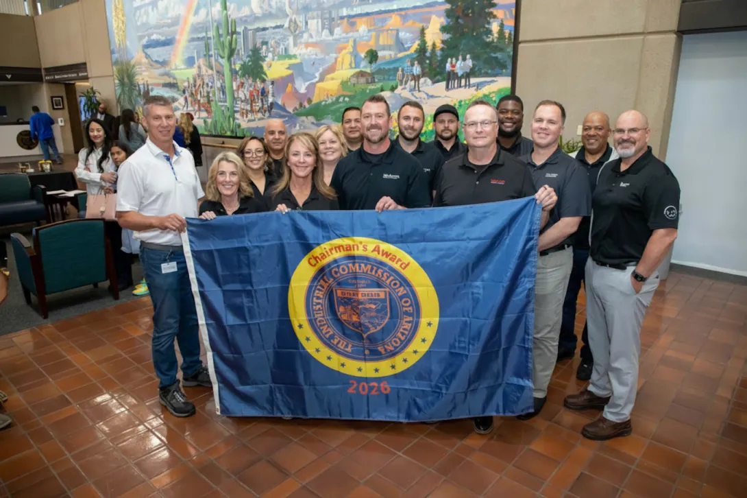 MITER Brands’ MILGARD facility in Prescott Valley received the Industrial Commission of Arizona’s 2026 Chairman’s Award for its dedication to exceptional workplace safety practices and active participation in programs like the Voluntary Protection Program (VPP).