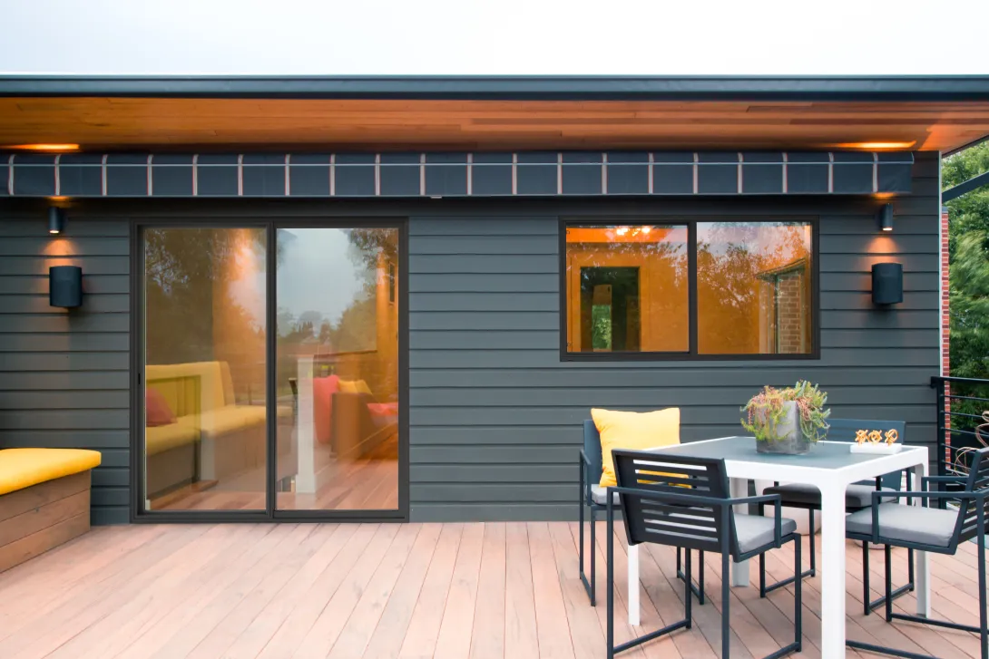 The Carbonite Collection brings homeowners a complete portfolio of black/black capstock window and door options.
