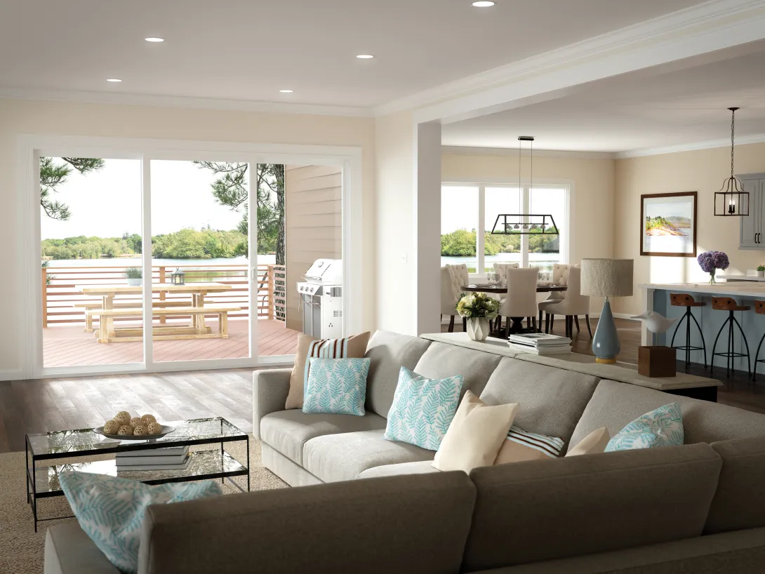 The Milgard V400 Tuscany Series’ premium vinyl construction and SmartTouch technology make it a popular choice for new construction and replacement applications.