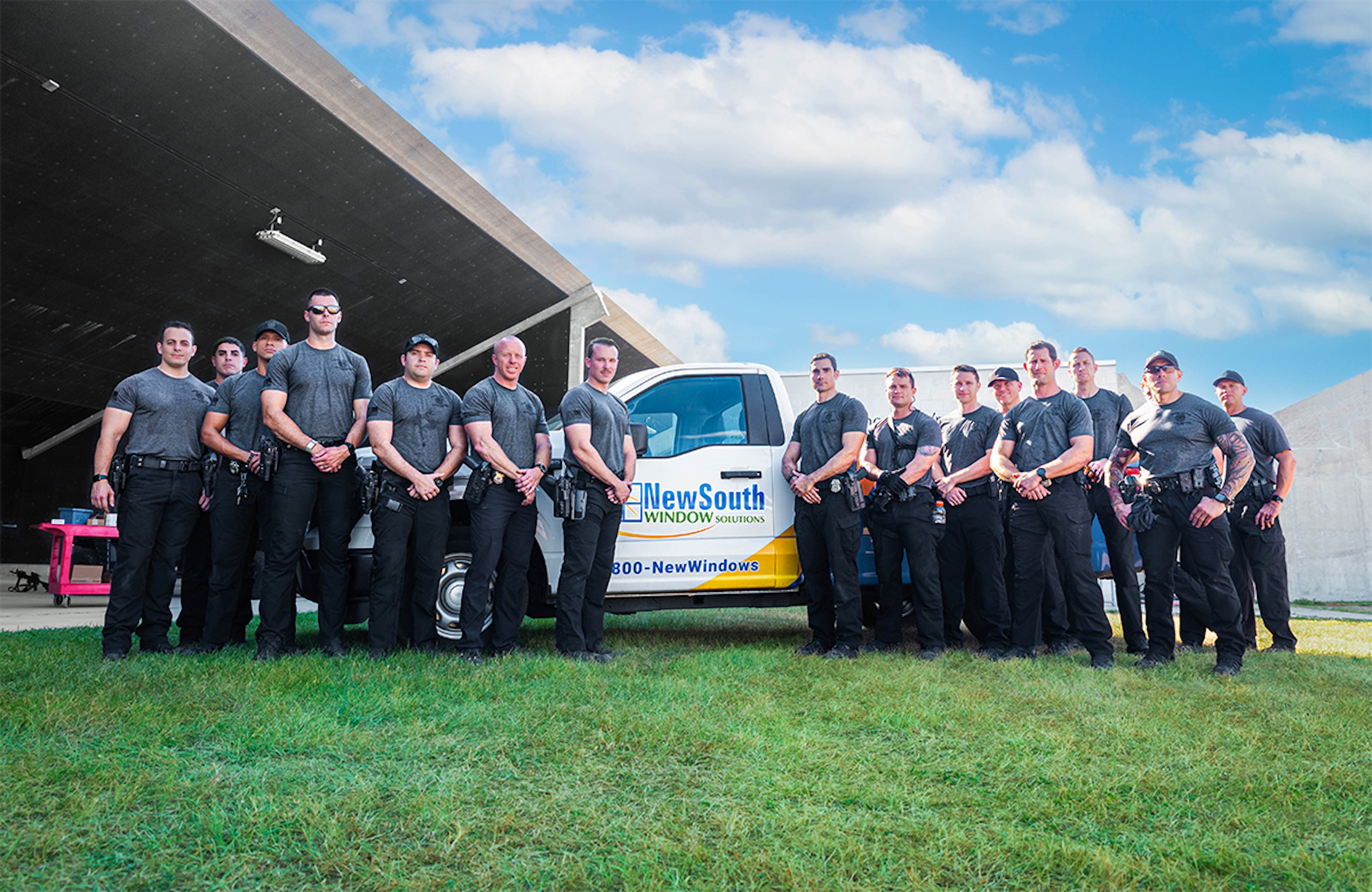 Tampa Bay Police Department SWAT division during the donation